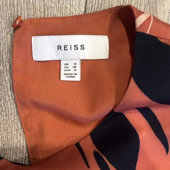 Reiss Floella Floral Midi Dress 4 - Picture 7 of 9